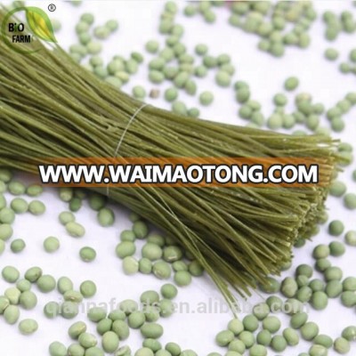 Healthy organic pasta green soybean noodles