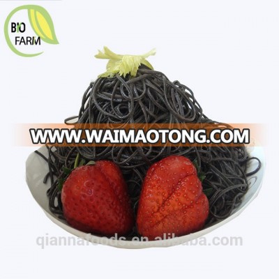 black bean dry organic noodles