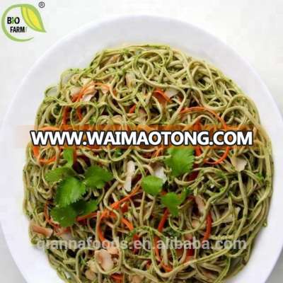 High protein low fat organic green soybean instant noodles